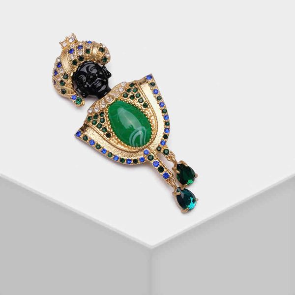 

xz07641-f18 amorita boutique design blackmour fashion brooches, Gray