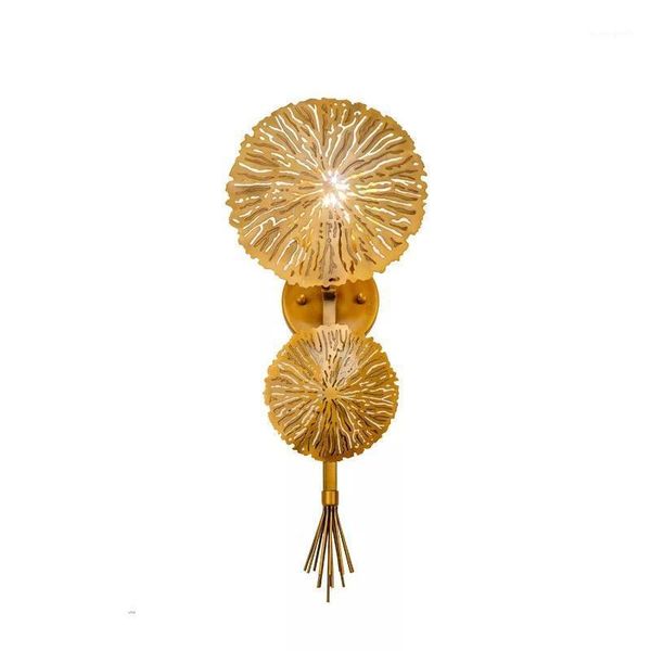 

wall lamp special gold circular parlor led pendant lights bedroom bedside sconce salon loft indoor decoration surface mount1