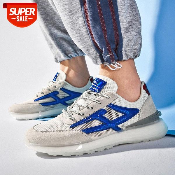 

summer men's shoes korean fashion trend casual daddy popcorn breathable mesh sports running #of9a