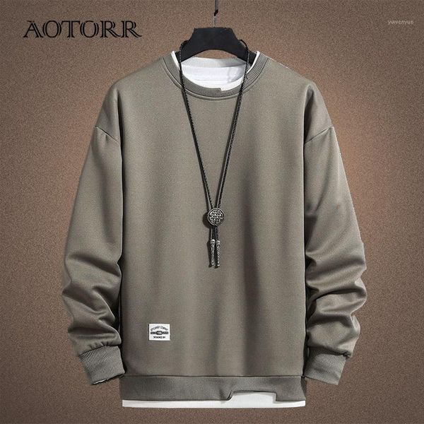 

men's hoodies & sweatshirts 2021 casual mens sweatshirt autumn spring hip hop men streetwea pullover fashion clothes oversized korean s, Black