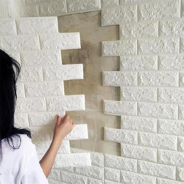 

wallpapers 10 sheet diy 3d brick home decoration wall stickers living room bedroom decor foam self adhensive wallpaper art decals