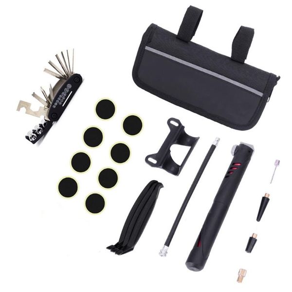 

tools bike bicycle flat tire repair kit tool set patch rubber portable accessories