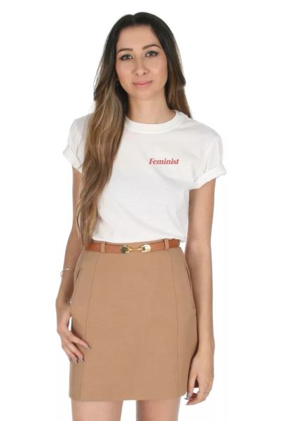 

feminist pocket t-shirt funny tumblr slogan feminism statement girl power, White;black