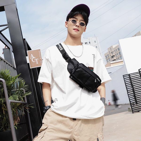 

waist bags men's chest bag pockets fashion casual sports riding korean version of the shoulder 2021 jiulin