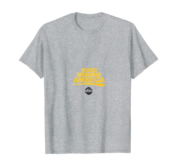

t-shirt for good morning america t-shirt, White;black