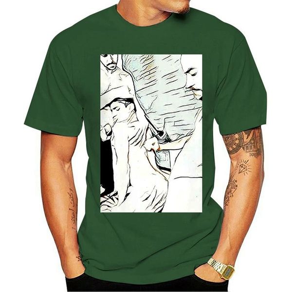 

men's t-shirts 2021 fashion casual 100% cotton t-shirt sexercise chalk charcoal drawing erotica erotic male men art love gay queer, White;black