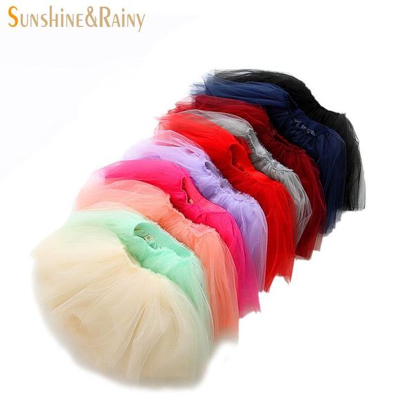 

skirts sunshine & rainy baby girl tutu skirt lace mesh long tutus little pettiskirt princess girls autumn children clothes, Blue