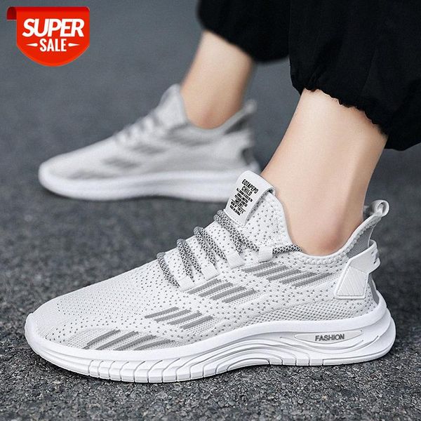 

men's shoes fashion trend casual summer outdoor breathable fly woven mesh sports running trendy #dr8y