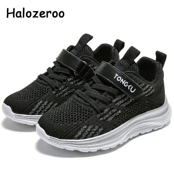

spring kids sport sneakers baby boys running shoes children brand casual girls mesh chunky trainers athletic & outdoor, Black