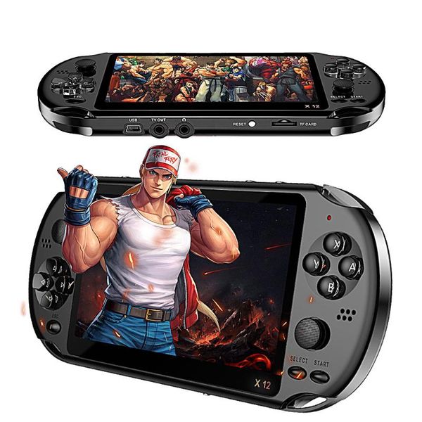 

game video games handheld console for psp retro dual rocker joystick 5.1 inch screen tv player sfc/gba/nes/bin portable players