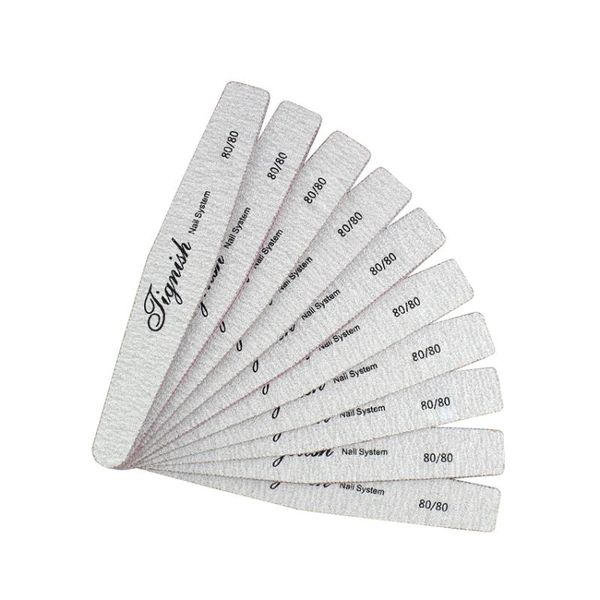

nail files 10pcs/lot 80/80 240/240 grit gray diamond file manicure pedicure buffer art uv gel polish remove tools system