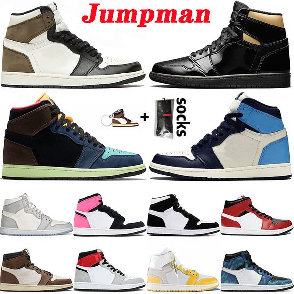 

selling new arrival men basketball shoes 1s high dark mocha obsidian unc travis women off jumpman trainers sneakers 3646