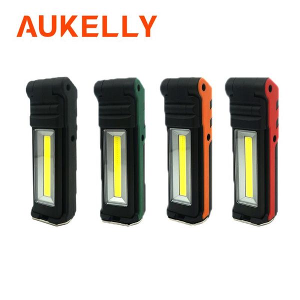 

rechargeable working light dimmable cob led inspection lamp with magnetic base & hook outdoor power bank flashlights torches