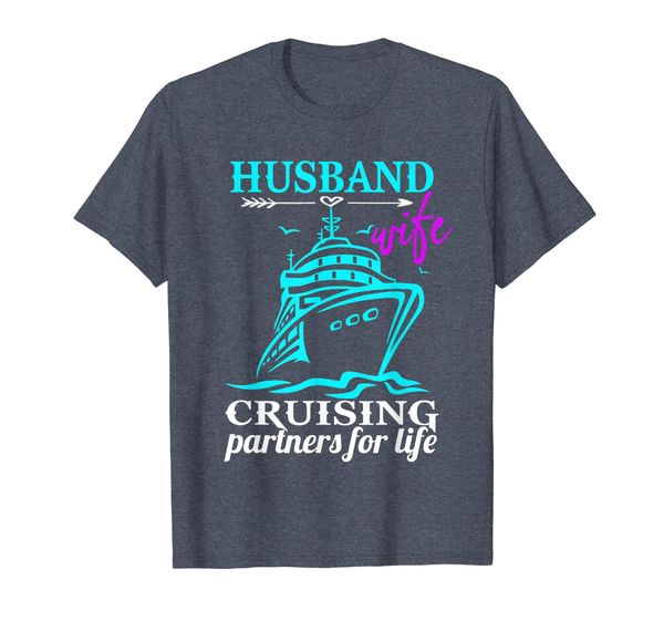 

Husband and Wife Cruising Honeymoon Trip Vacation T-Shirt, Mainly pictures