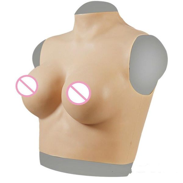 

women's shapers silicone fake breast form realistic bionic skin crossdresser transgender queen transvestite mastectomy bra, Black;white