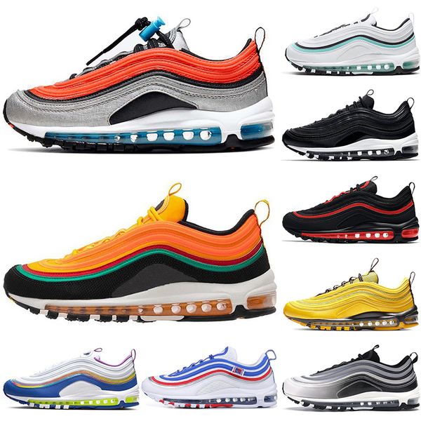 

running shoes 97 men women hyper blue gs easter mschf x inri jesus aurora green japan sliver bullet sneakers walking trainers sports size 36
