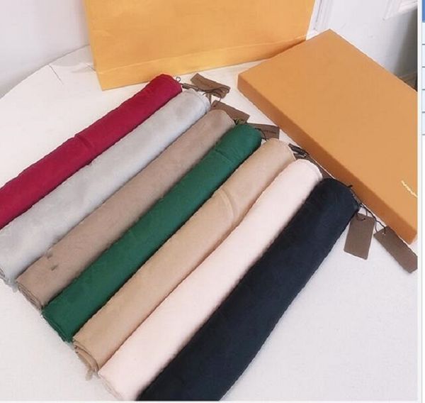 

silk scarf fashion man womens 4 seasons shawl scarf scarves size about 180x70cm 7 color, Blue;gray