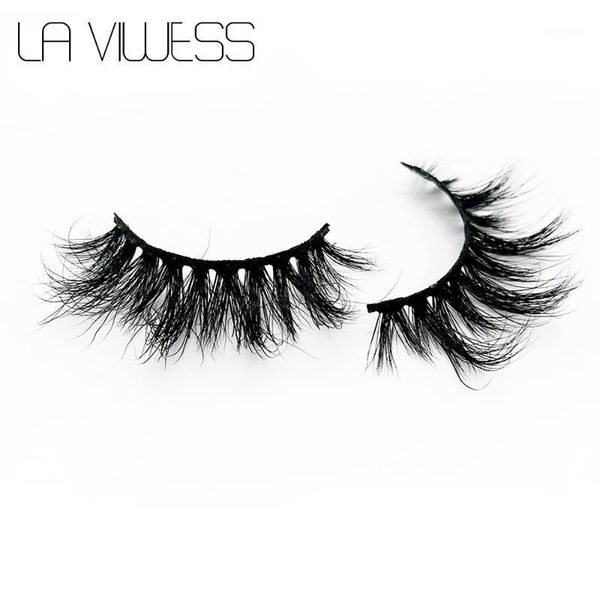 

false eyelashes viwess 25mm long 5d mink lashes big dramatic volumn strip thick eyelash extra length eyelashes1