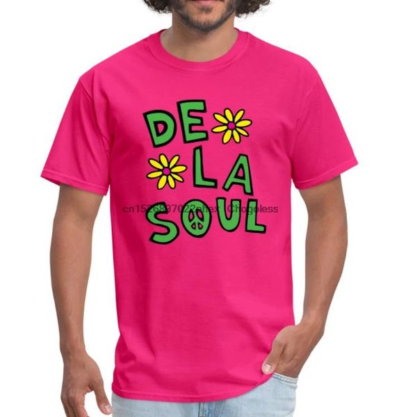 

men's t-shirts de la soul old school promo t-shirt - classic hip-hop native tongu 90's rap, White;black