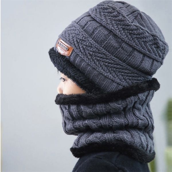 Arrivo Inverno 2 pezzi Cappello e sciarpa in pile lavorato a maglia caldo per bambini Accessori per 3-7 anni 210528