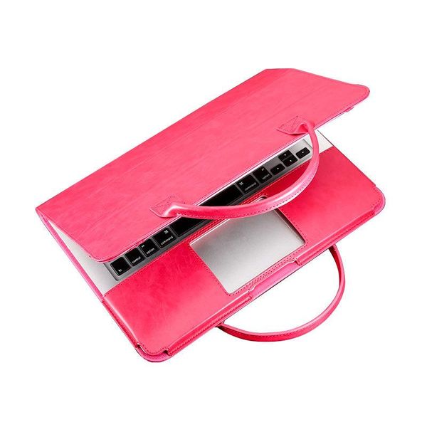 

water proof anti-scratch lapsleeve bag macbook pro air 11/12/13.3/15.4 inches case portable pu travel cover duffel bags