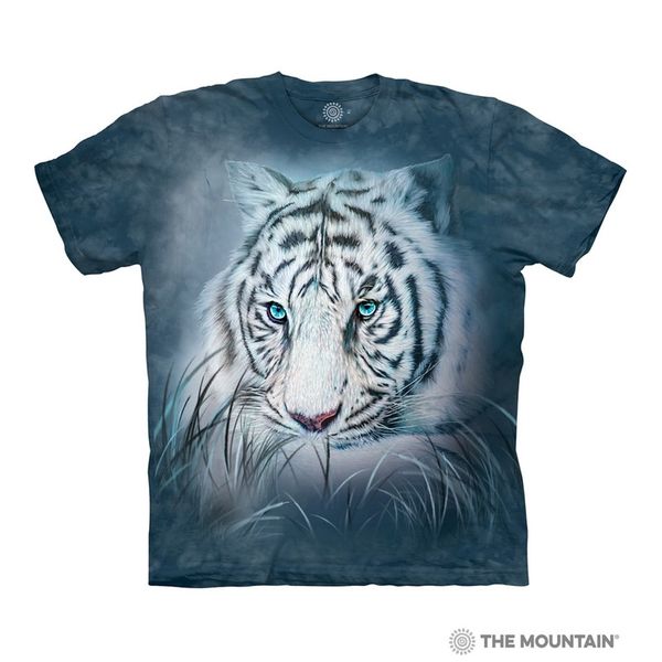 

white tiger men's 3d printed t-shirt graphic optical illusion short sleeve party streetwear punk gothic crew neck summer, White;black