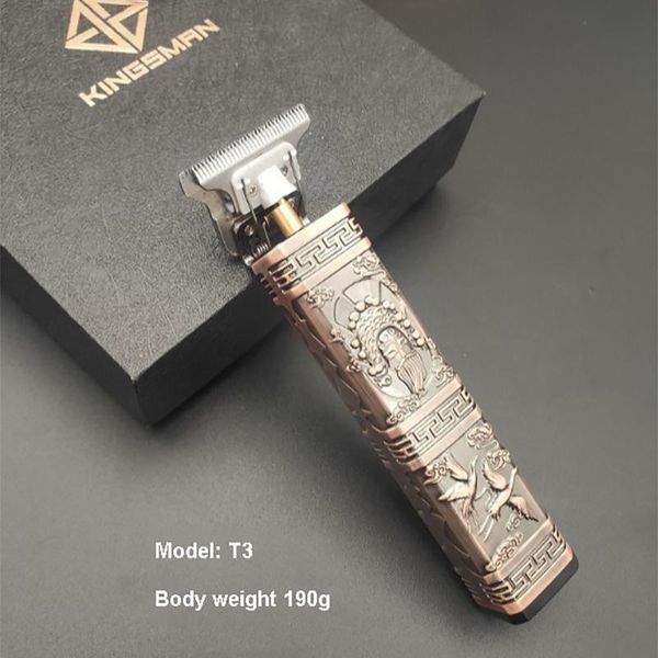 

rechargeable t3 baldheaded hair clipper electric trimmer cordless shaver 0mm men barber cutting machine clippers