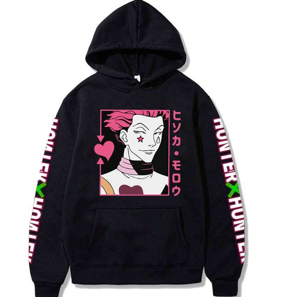 Hunter X Hunter Men Hoodie Hisoka Cosplay Freecss Anime Kurapika Gon Freecss Hoodie моды пуловер мужчина Y211118