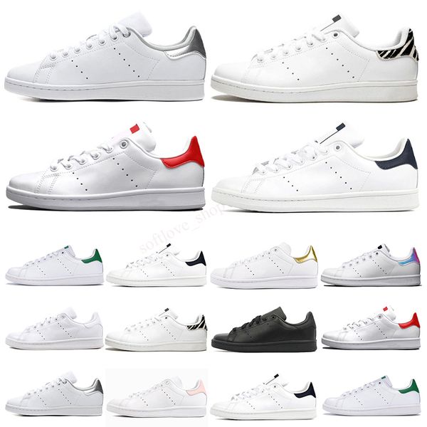 Adidas Originals Superstar Homens Mulheres Sapatos Superstar Designers Sneakers Verde Branco Branco Oreo Superstars Stan Mens Flat Treinador Casual Plataforma Esportes