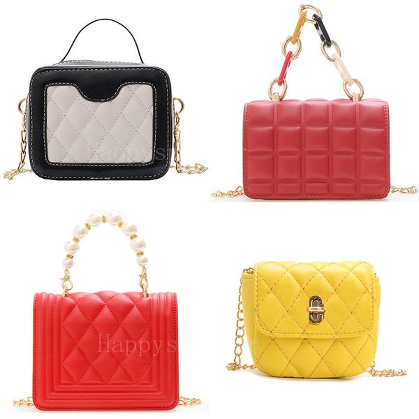 

little girls handbags letter shoulder messenger casual portable mini geometry fashion pu bag, Black