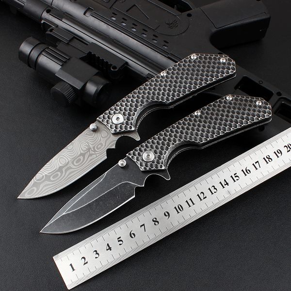 New Arrival Strider SMF tactical folding knife D2 blade outdoor tactical knife EDC pocket tool High Quality survival knife
