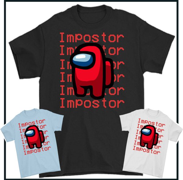 

impostor shirt between usa gaming gamer mens boy girl t-shirt, White;black