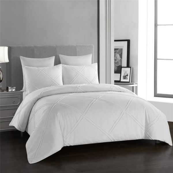 

bedding sets diagonal squares soild color duvet cover set modern white gary luxury