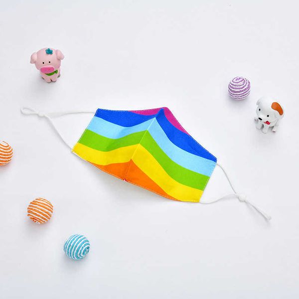

mask fashion life dustproof breathable printed rainbow cotton