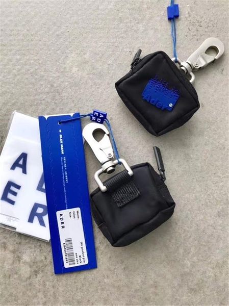 

purple khaki adererror key wallets streetwear quality fashion floral print shoulder bag wireless headphones waist bags