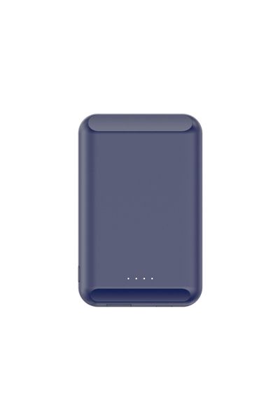 Banco de logotipo personalizado Bank Power Wireless para iPhone 12 Carregamento Portátil Mini Qi Carregador 5000 Mah Magnetic Powerbank Multi 15W OEM