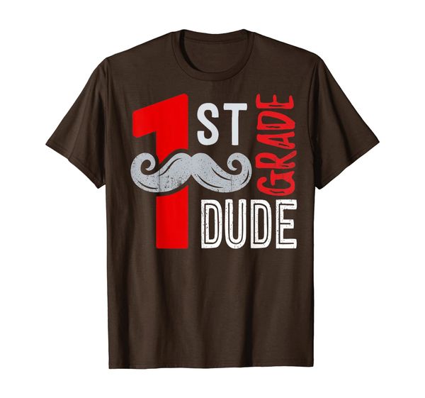 

1st grade dude shirt teachers student, White;black