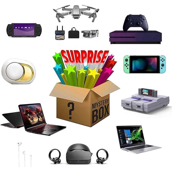 

5d09 lucky boxes mysteryblind box, blind box equipped with various electronic products, you will likely get: phone drone smart watch4326