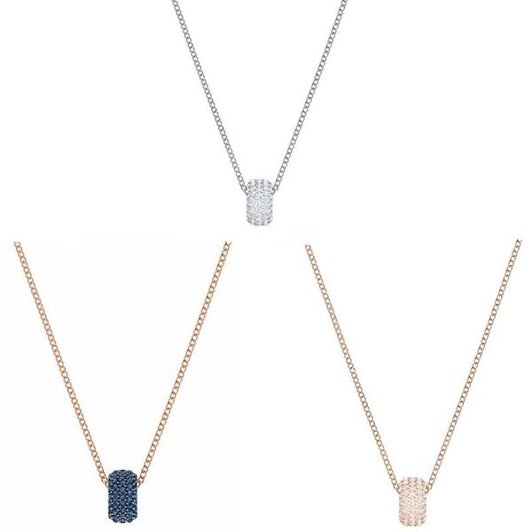 

chains swa fashion exquisite transport necklace multi-color temperament versatile clavicle chain gift for friends, Silver