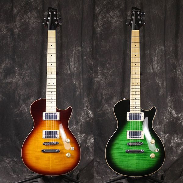 

factory direct sales lp style electric guitar flame maple hlp01 high-quality