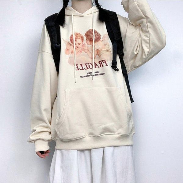 

women's hoodies & sweatshirts thin/thick autumn winter sweater hooded korean style wide, Black