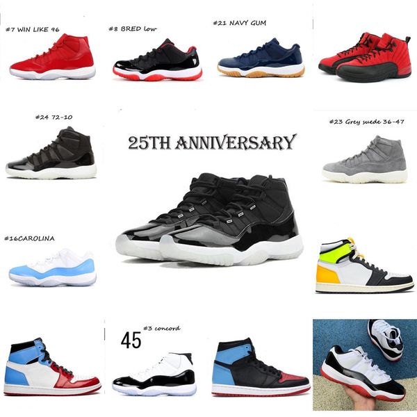 

2021 11 bred 11s mens basketball shoes sneakers 11 45 platinum tint s gamma blue black white xi discount shoes 723rohxjp