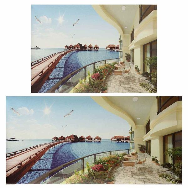 

wallpapers custom 3d po wallpaper bird balcony window nature landscape wall mural living room sofa tv background