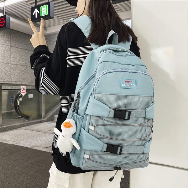 

backpack female simple large capacity travel leisure day department junior high school bag tide ins college students