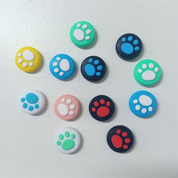 

replacement silicone cases covers cat claw joystick caps controller grip thumbstick buttons cover shell for nintendo switch 17 colors in sto