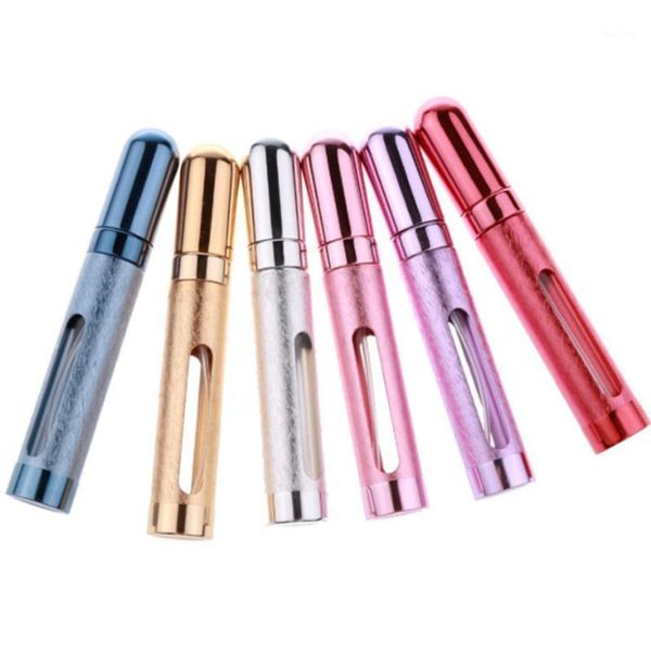 

storage bottles & jars portable mini 12ml aluminum refillable perfume bottle empty atomizer cosmetic makeup liquid container spray scent pum