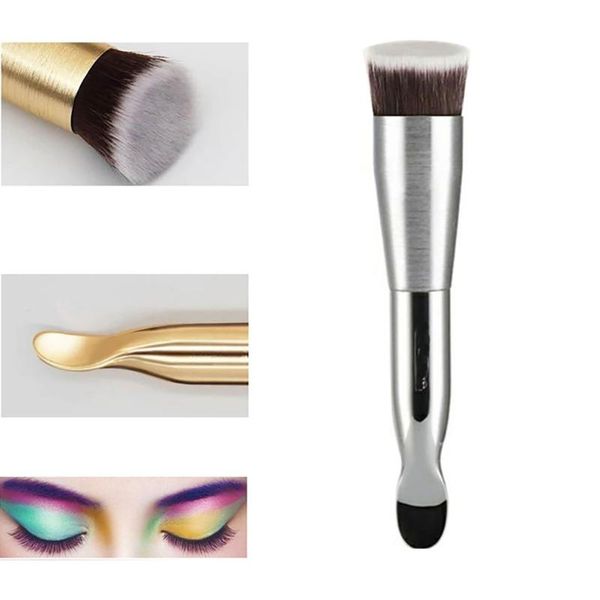 

makeup brushes 1pc professional set high-end foundation concealer contour blending beauty brush frosted wooden handle