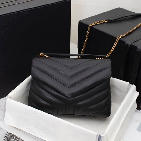 

women luxurys designers loulou bags 2022 leather crossbody bag classic shoulder handbag imation fashion original messenger black clutch tote