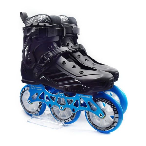

inline & roller skates 3 wheel / 4 wheels xuanwu slalom skate convert to speed frame base for