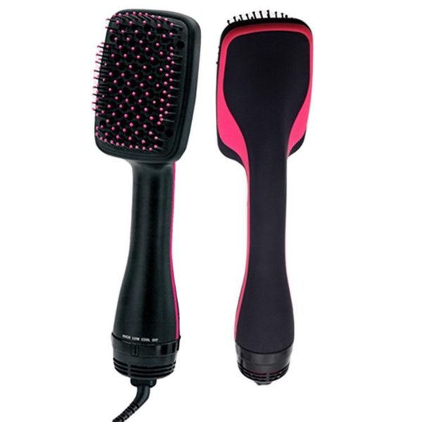 

2-in-1 electric hair dryer comb wet and dry negative ions care heated brushes